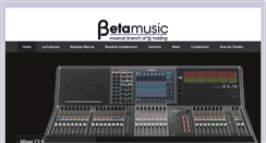 Desktop Screenshot of betamusicaribe.com